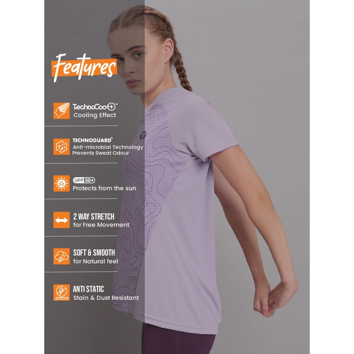 تيشيرت رياضي بأكمام ريجلان تكنوسبورت × ستايلي-women-clothing-sportswearandactivewear-tshirtsandvests-image-2