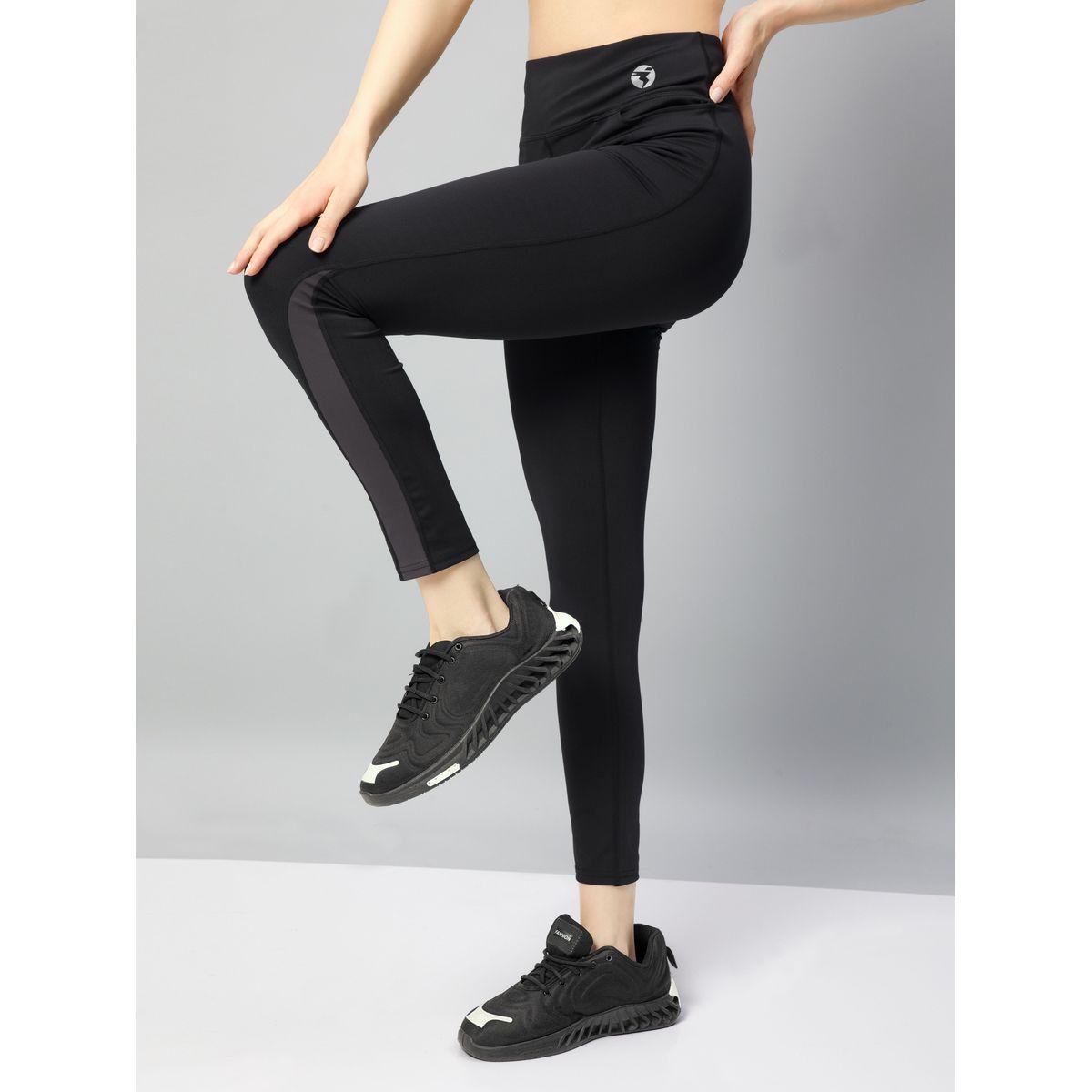 Technosport X Styli 4-Way Stretch Side Contrast Panel Active Tights-women-clothing-sportswearandactivewear-bottoms-image-3