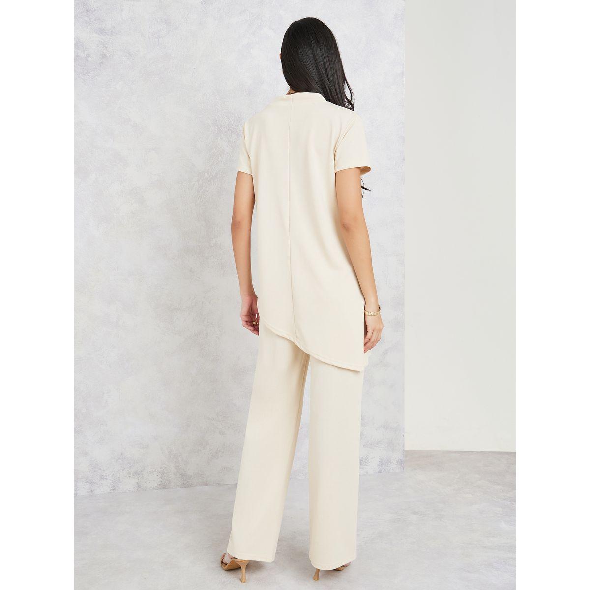 طقم منسق من ( بنطال + تيشيرت )-women-clothing-coordsets-image-4