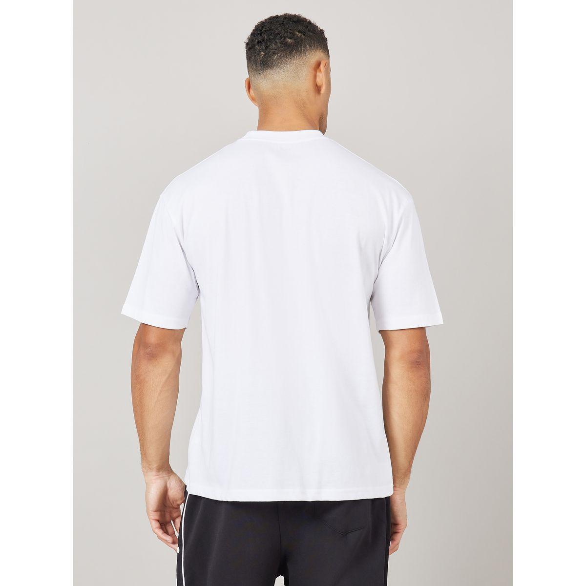 تيشيرت واسع مطبع بطبعة كتابة-men-clothing-tshirtsandpolos-tshirts-image-4