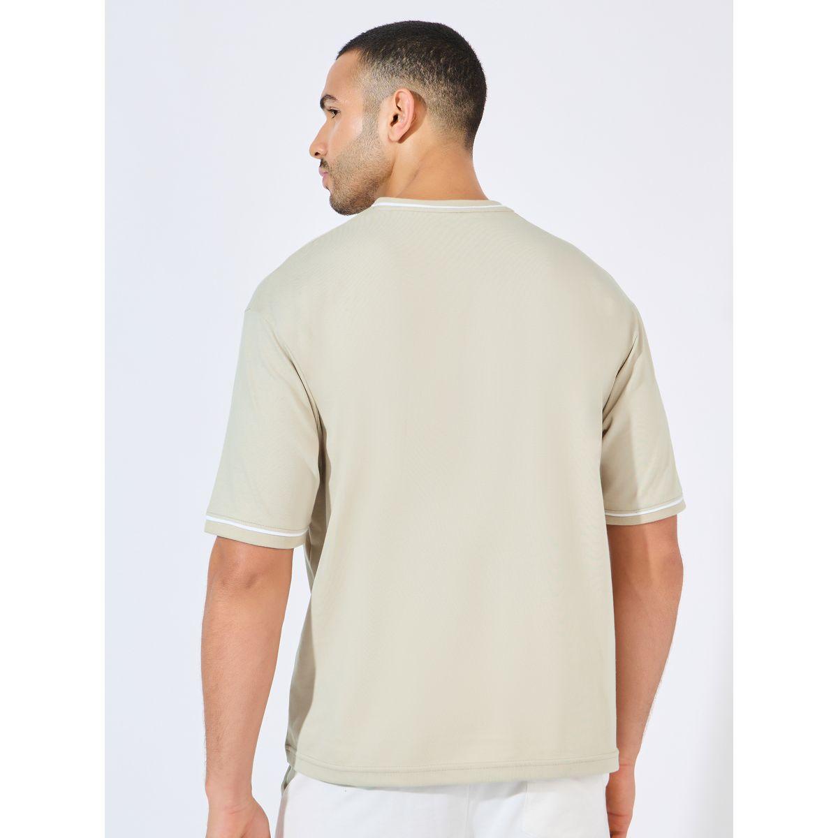 Styli Oversized Contrast Piping Neck & Sleeve Detail T-Shirt-men-clothing-tshirtsandpolos-tshirts-image-4