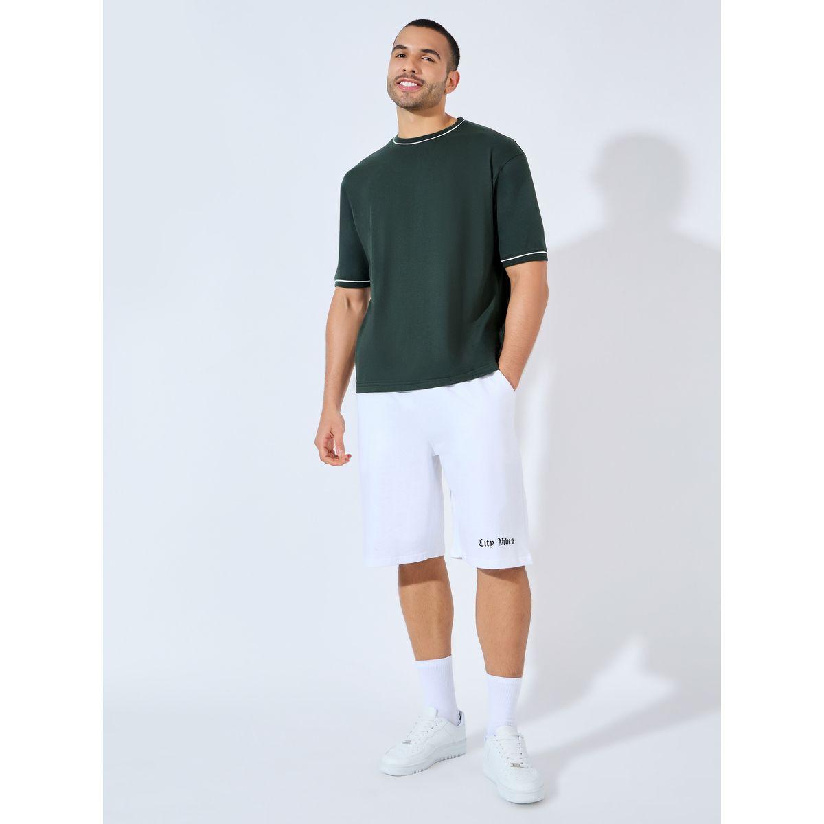 Styli Oversized Contrast Piping Neck & Sleeve Detail T-Shirt-men-clothing-tshirtsandpolos-tshirts-image-2