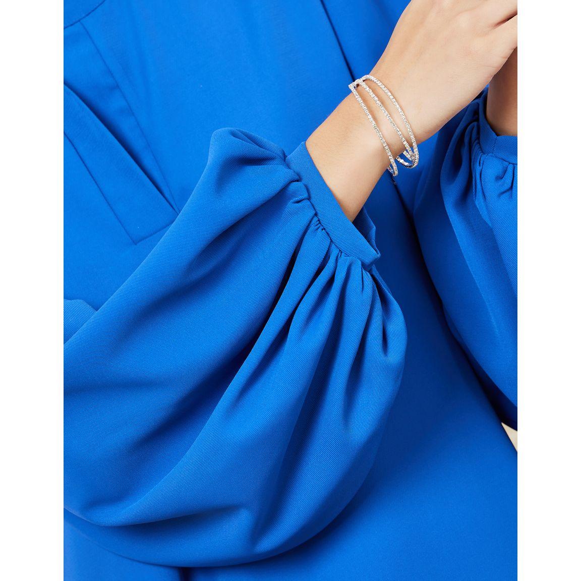 Styli Solid Volume Sleeve Shift Maxi Dress-women-clothing-dresses-image-3