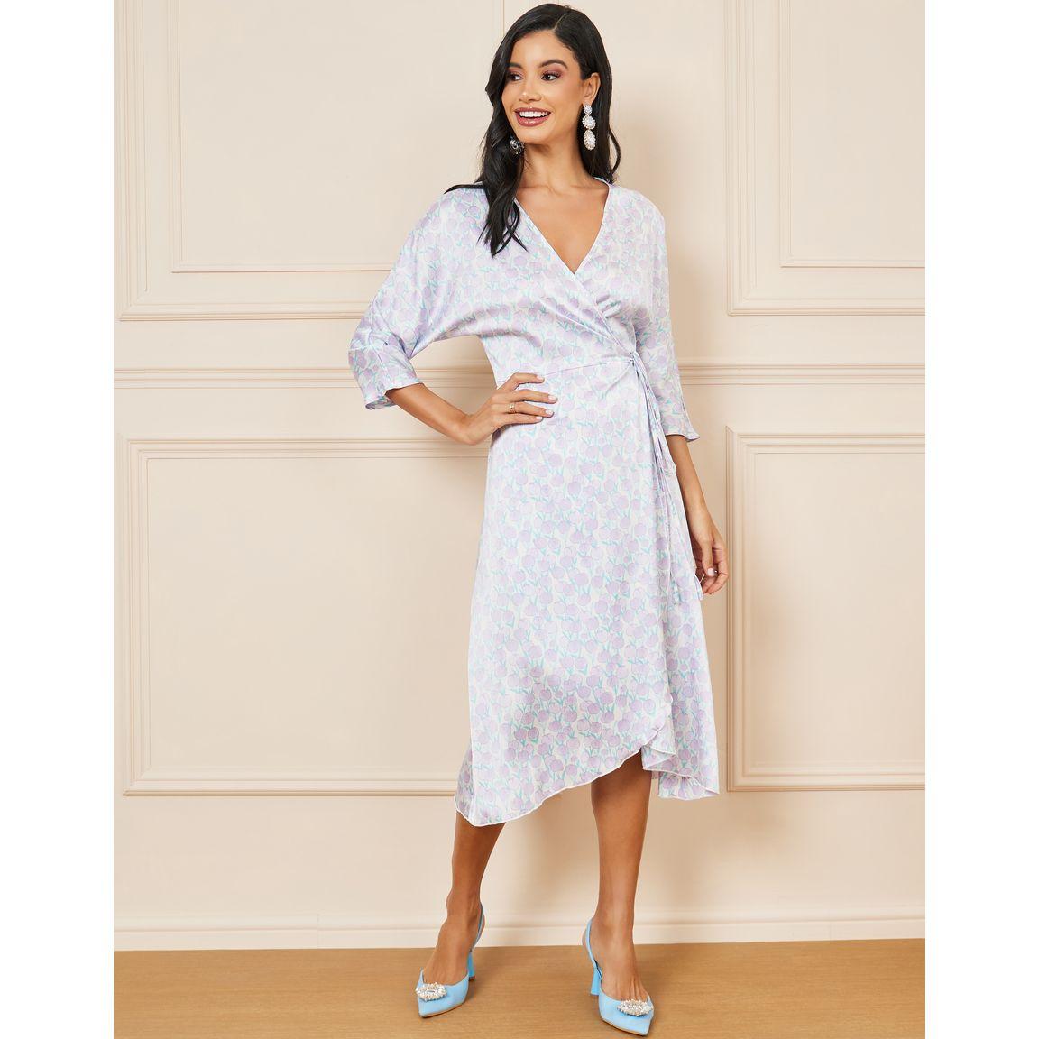 Styli Tulip AOP Wrap Midi Dress-women-clothing-dresses-image-2