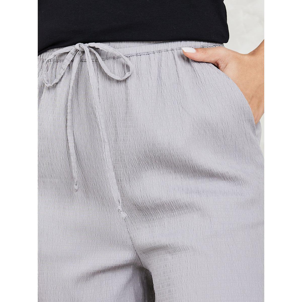 بنطال بأرجل واسعة وجيب جانبي-women-clothing-bottoms-trousers-image-3