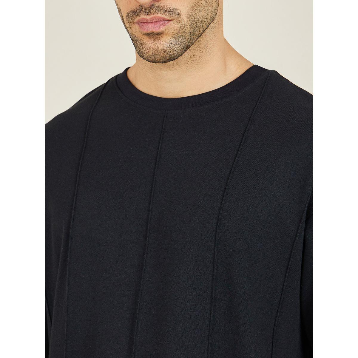 تيشيرت واسع بتفاصيل محزوزة-men-clothing-tshirtsandpolos-tshirts-image-3