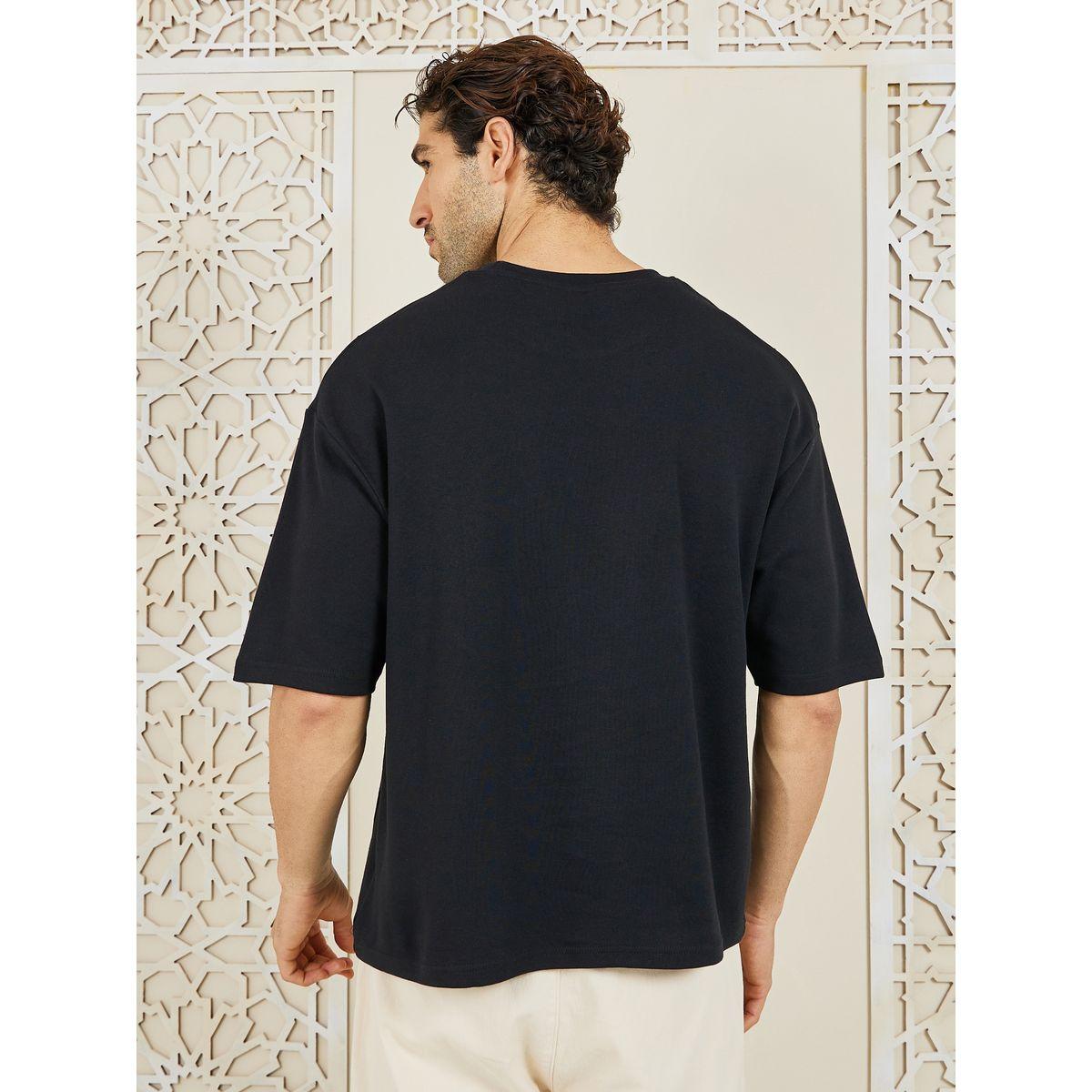 تيشيرت واسع بتفاصيل محزوزة-men-clothing-tshirtsandpolos-tshirts-image-4
