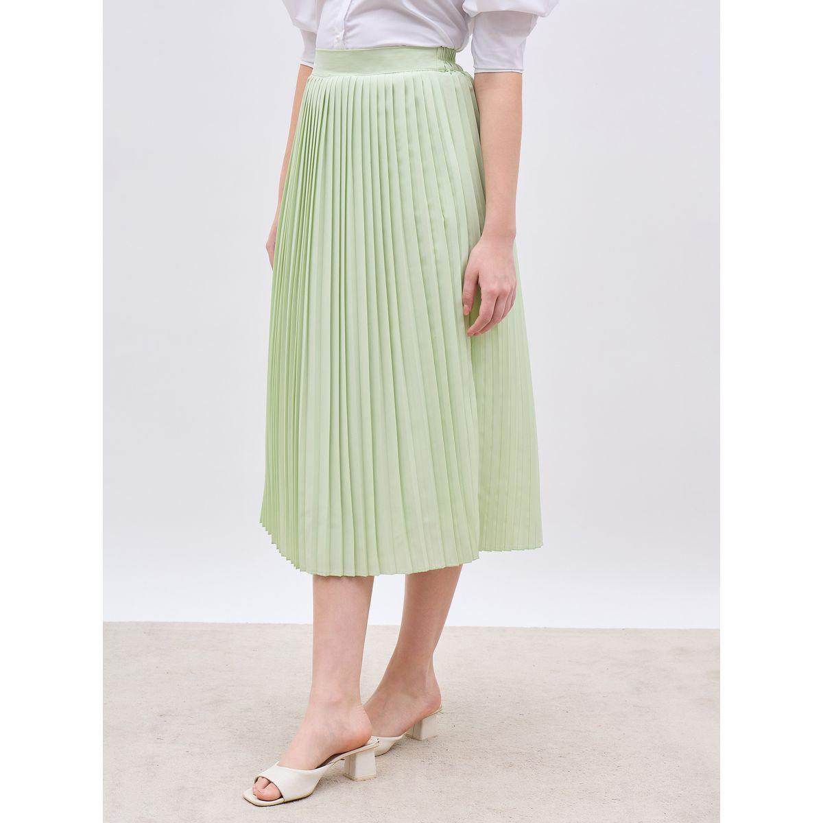 Styli Pleated A-Line Midi Skirt-women-clothing-bottoms-skirts-image-3