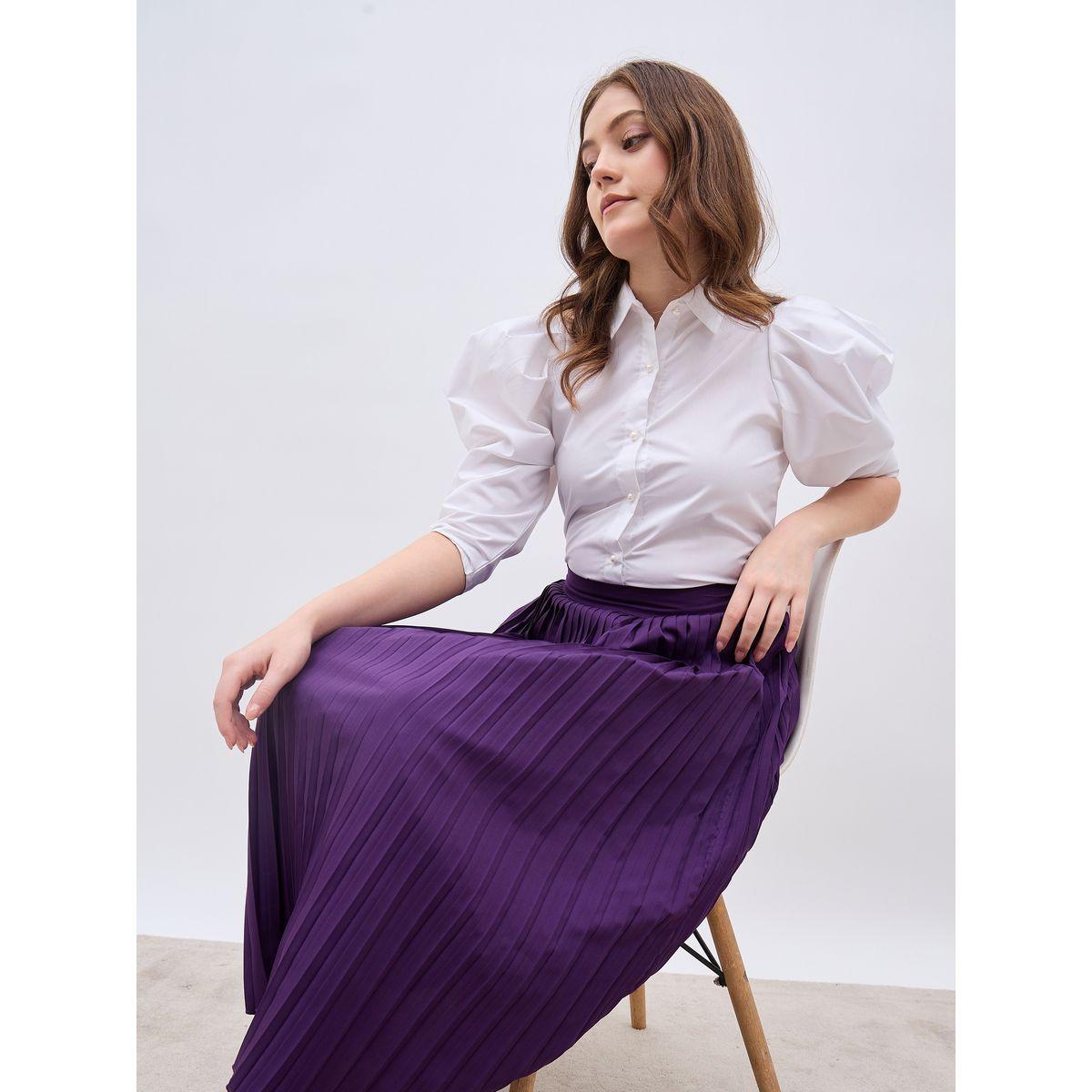 تنورة ميدي بحافة واسعة وكسرات-women-clothing-bottoms-skirts-image-6