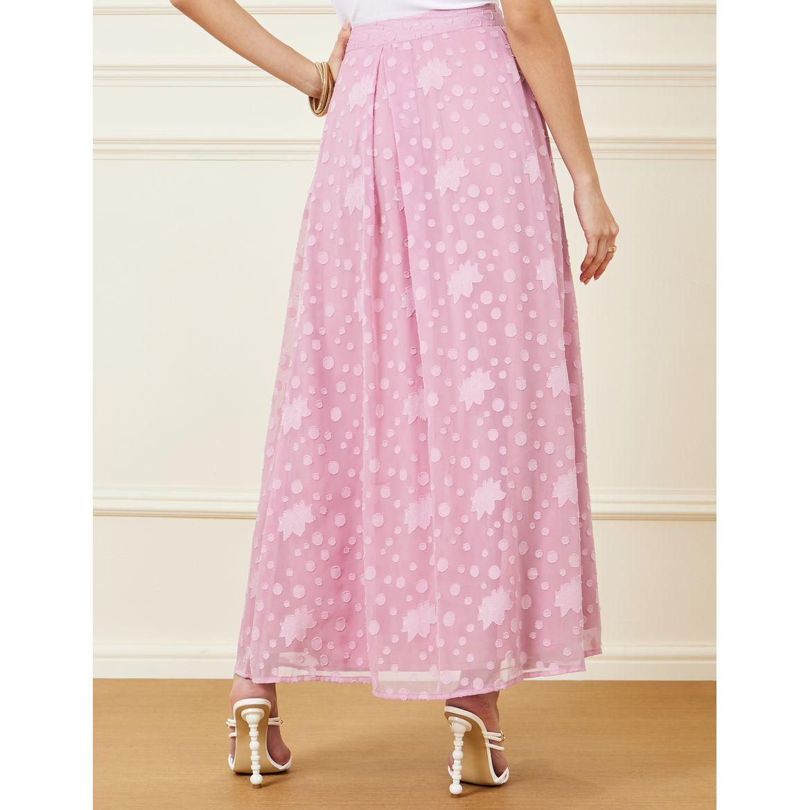 Styli Textured Floral Maxi Skirt-women-clothing-bottoms-skirts-image-4