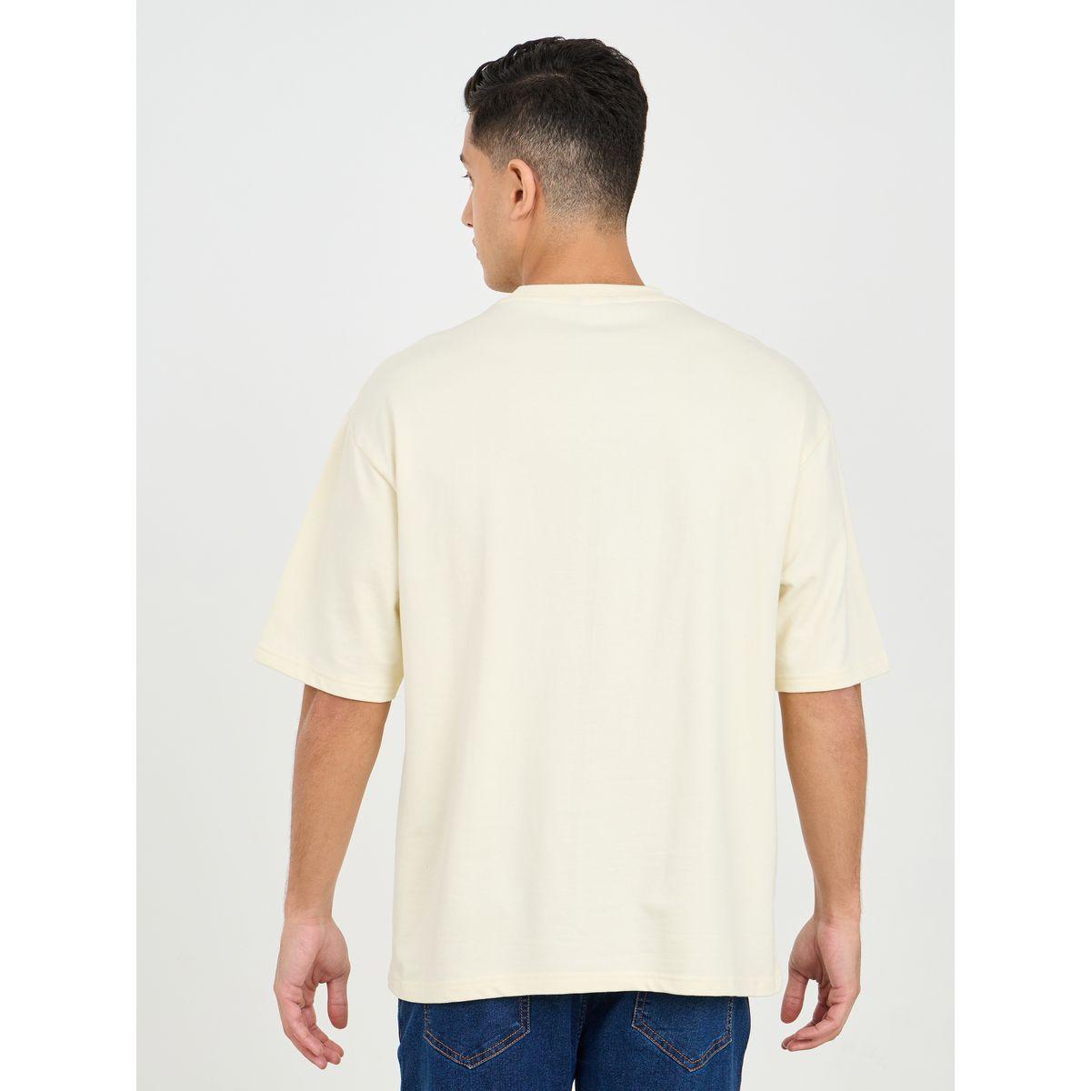 Styli Oversized Chest Tonal Embossed Print Terry T-Shirt-men-clothing-tshirtsandpolos-tshirts-image-4