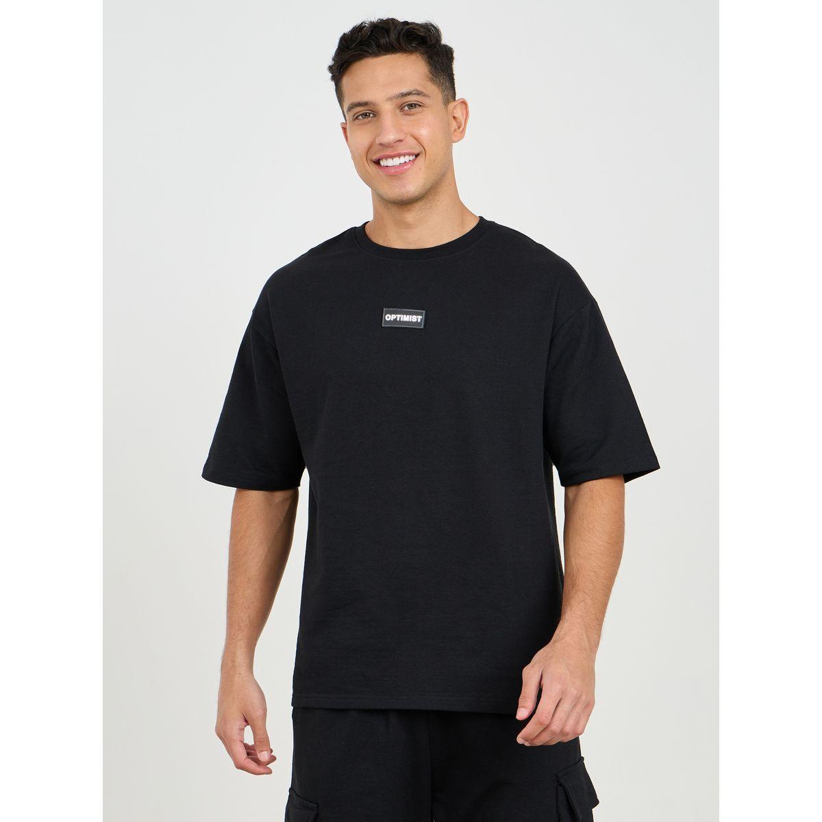 Styli Oversized Silicon Badge Detail Terry T-Shirt-men-clothing-tshirtsandpolos-tshirts-image-1