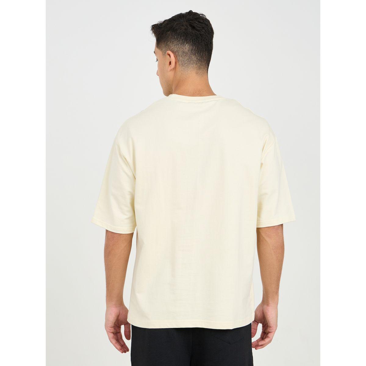 Styli Oversized Silicon Badge Detail Terry T-Shirt-men-clothing-tshirtsandpolos-tshirts-image-5