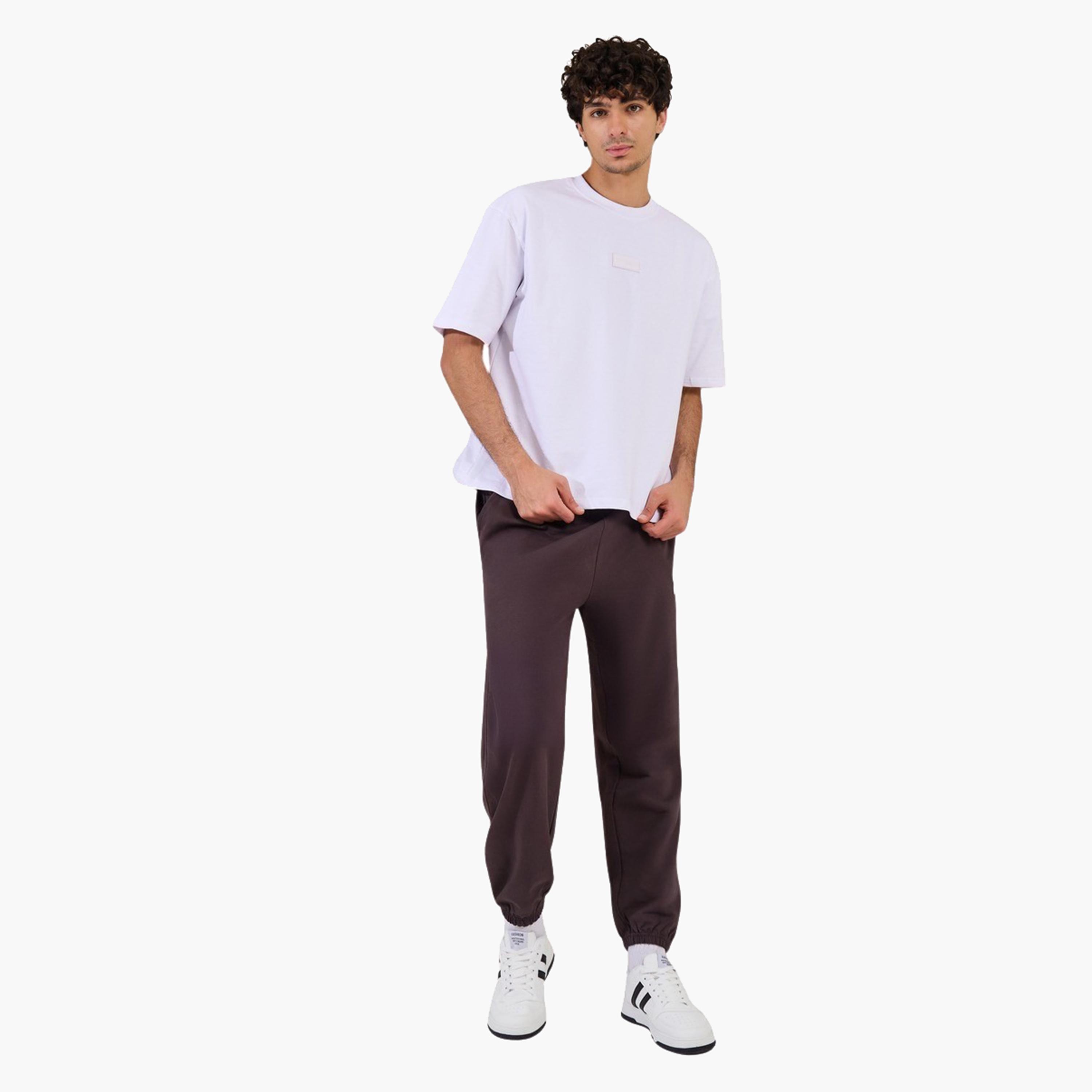 Styli Oversized Silicon Badge Detail Terry T-Shirt-men-clothing-tshirtsandpolos-tshirts-image-2