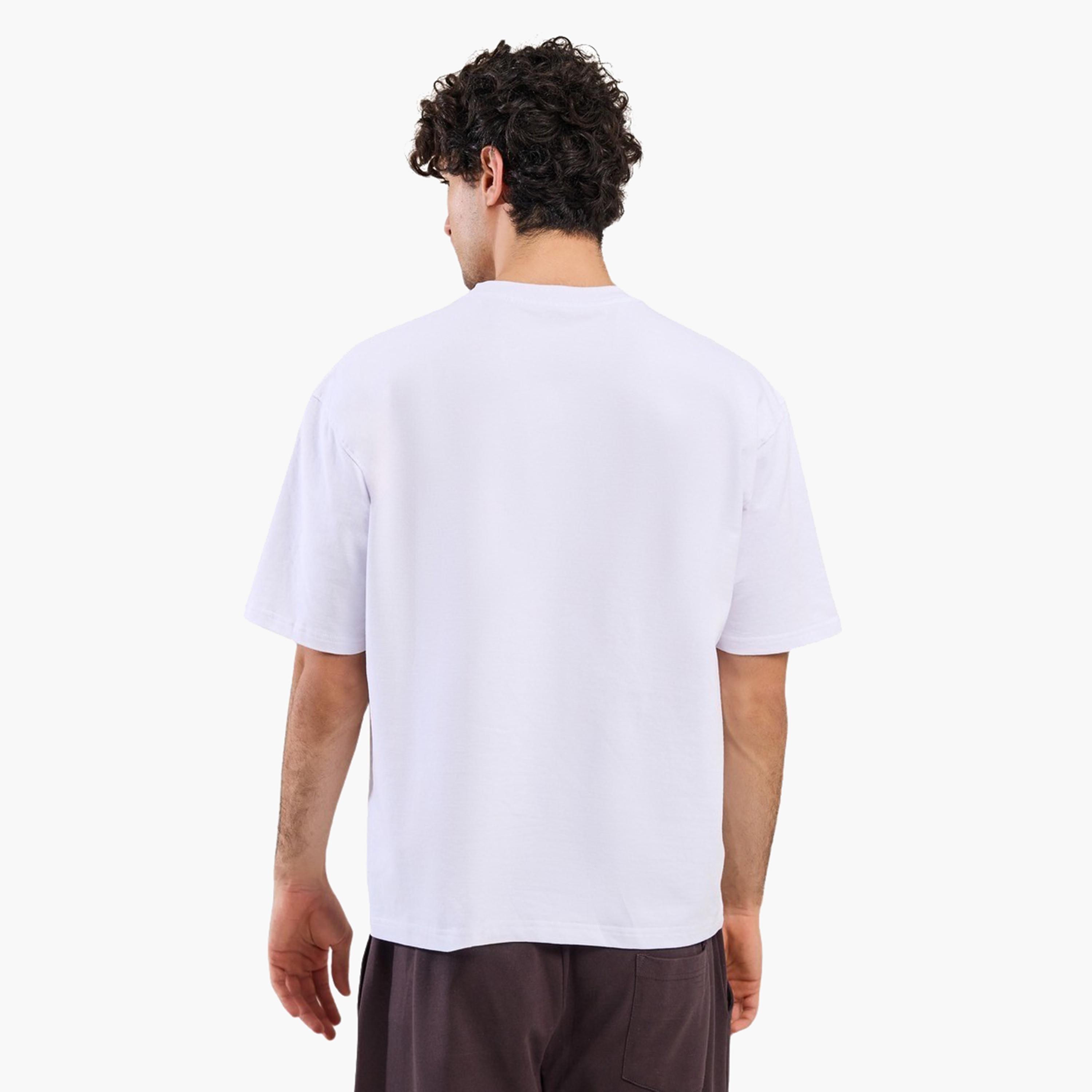 Styli Oversized Silicon Badge Detail Terry T-Shirt-men-clothing-tshirtsandpolos-tshirts-image-4