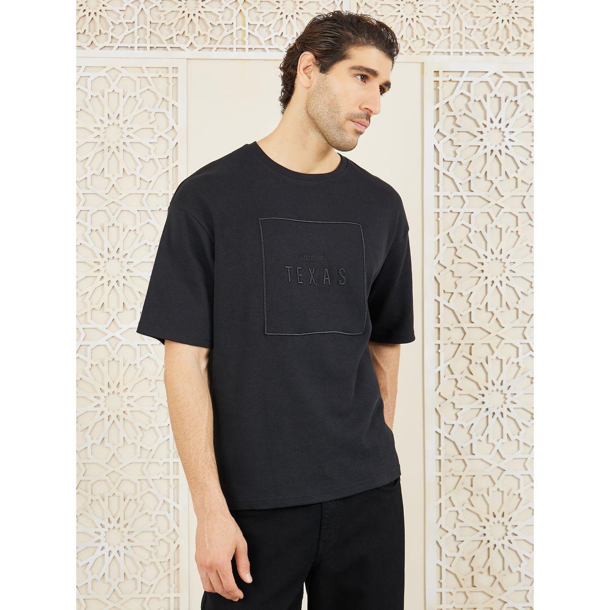 Styli Thick Embroidery Short Sleeves T-Shirt-men-clothing-tshirtsandpolos-tshirts-image-1