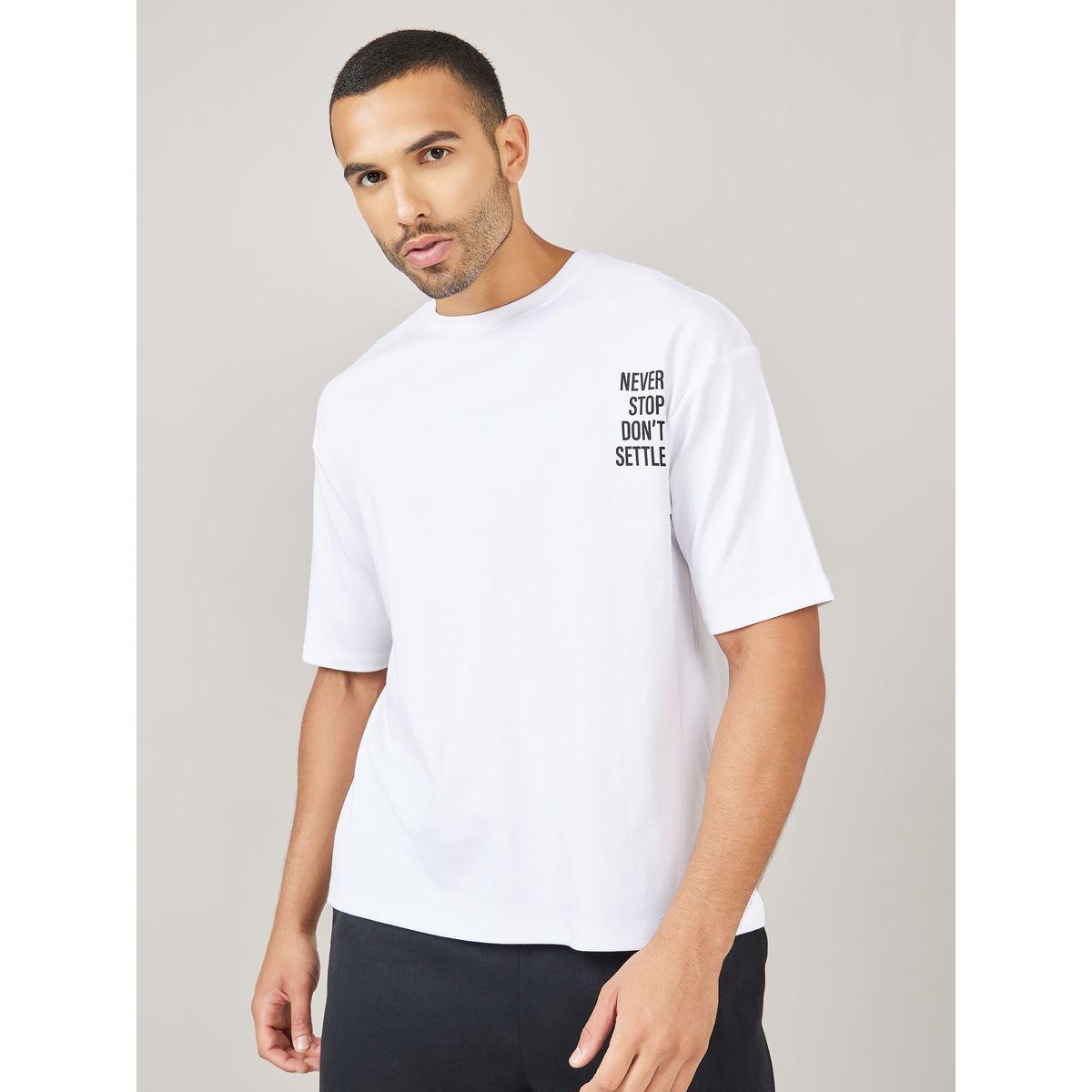 Styli Streetwear Front and Black Slogan Print Oversized Interlock T-Shirt-men-clothing-tshirtsandpolos-tshirts-image-3