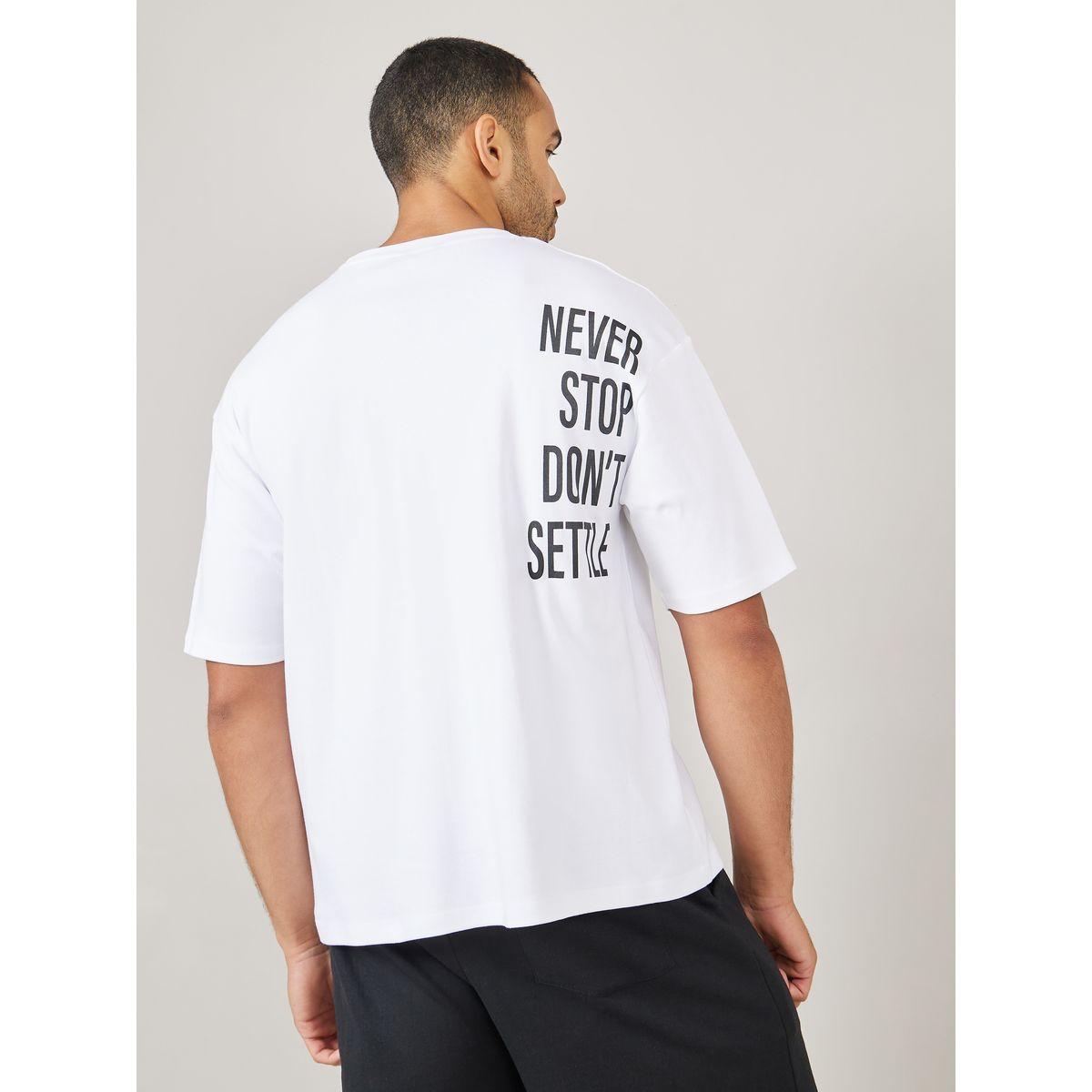 Styli Streetwear Front and Black Slogan Print Oversized Interlock T-Shirt-men-clothing-tshirtsandpolos-tshirts-image-6