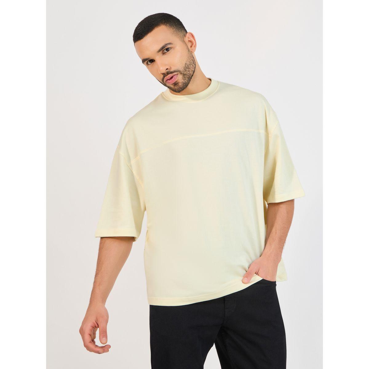 تيشيرت تيري بوكسي محبوك بطبعة صورة-men-clothing-tshirtsandpolos-tshirts-image-3