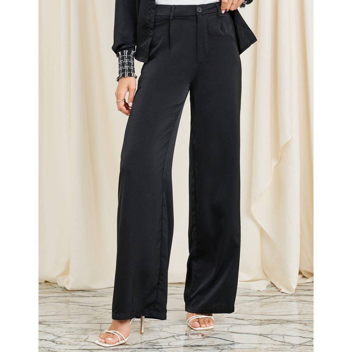 Styli Tweed Collared Shirt & Pants Co-Ord-women-clothing-coordsets-image-3