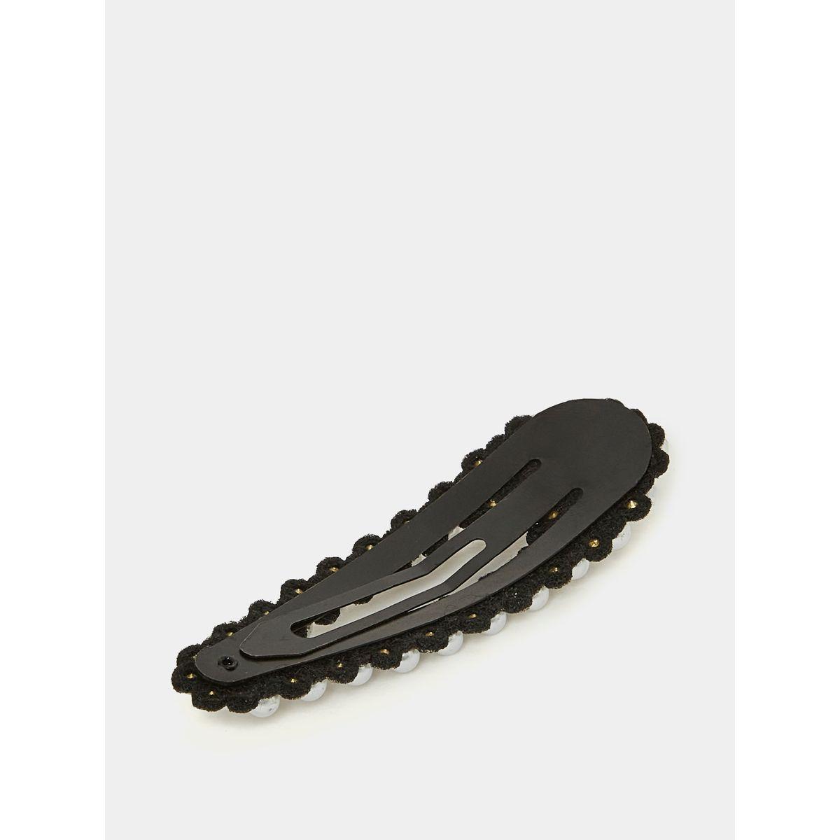 Styli Embellished Faux Pearl Hair Clip-women-hairaccessories-clips-image-3