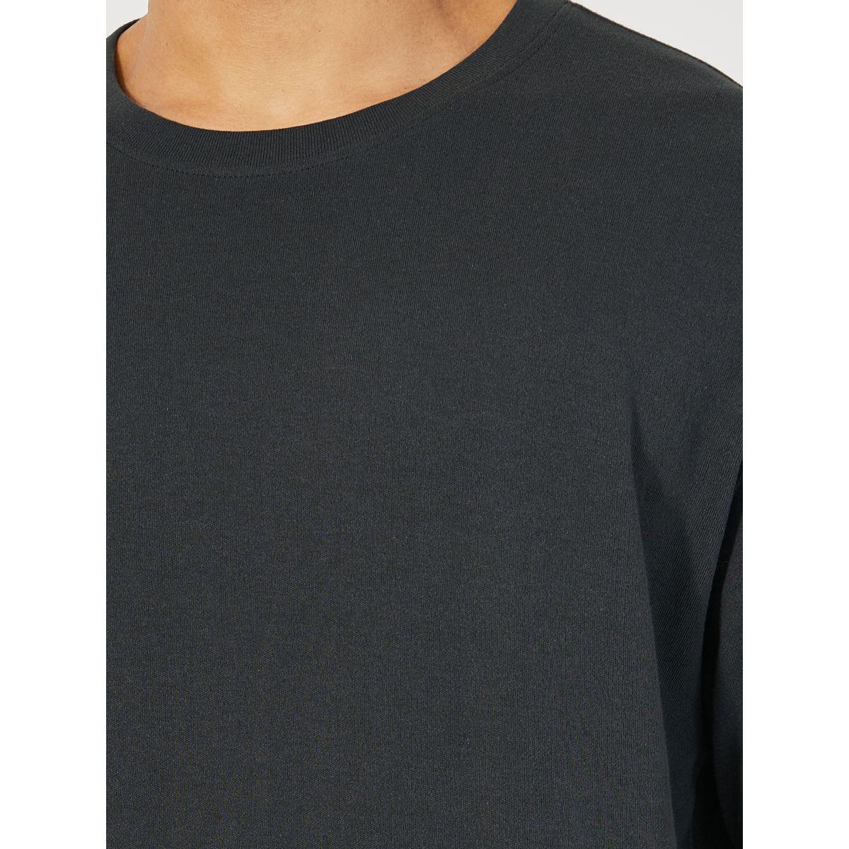 Styli Oversized Back Contrast Print T-Shirt & Open Hem Interlock Joggers Co-Ords-men-clothing-coordsets-image-4
