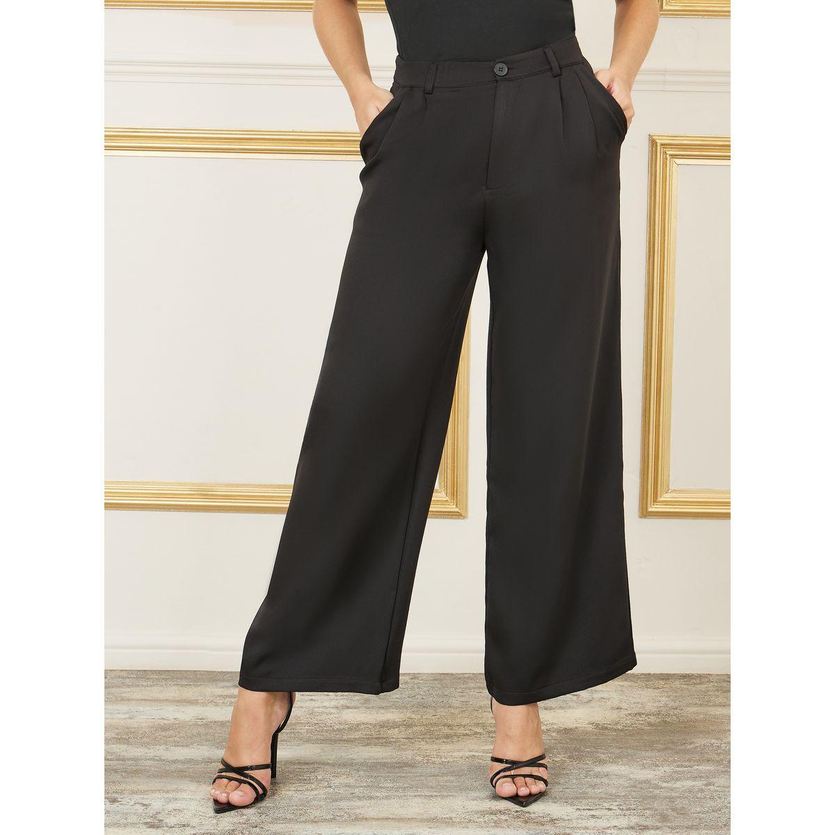 Styli Lurex Organza Shirt, Cami and Wide Leg Pant Set-women-clothing-coordsets-image-8