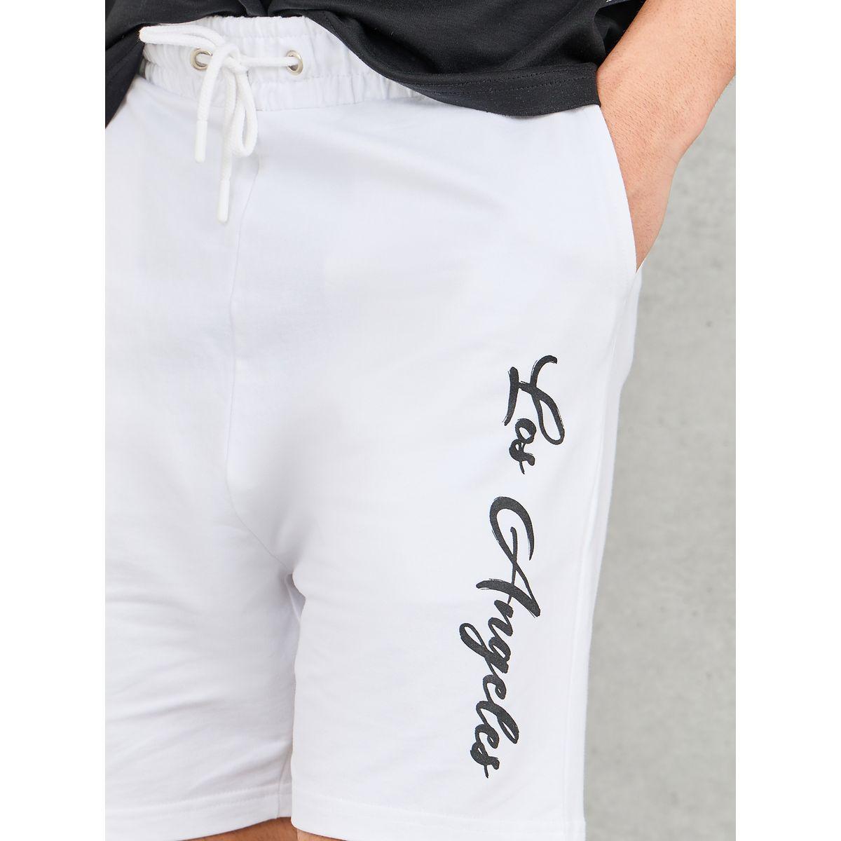 Styli Minimal Print Regular Terry Shorts-men-clothing-bottoms-shorts-image-3