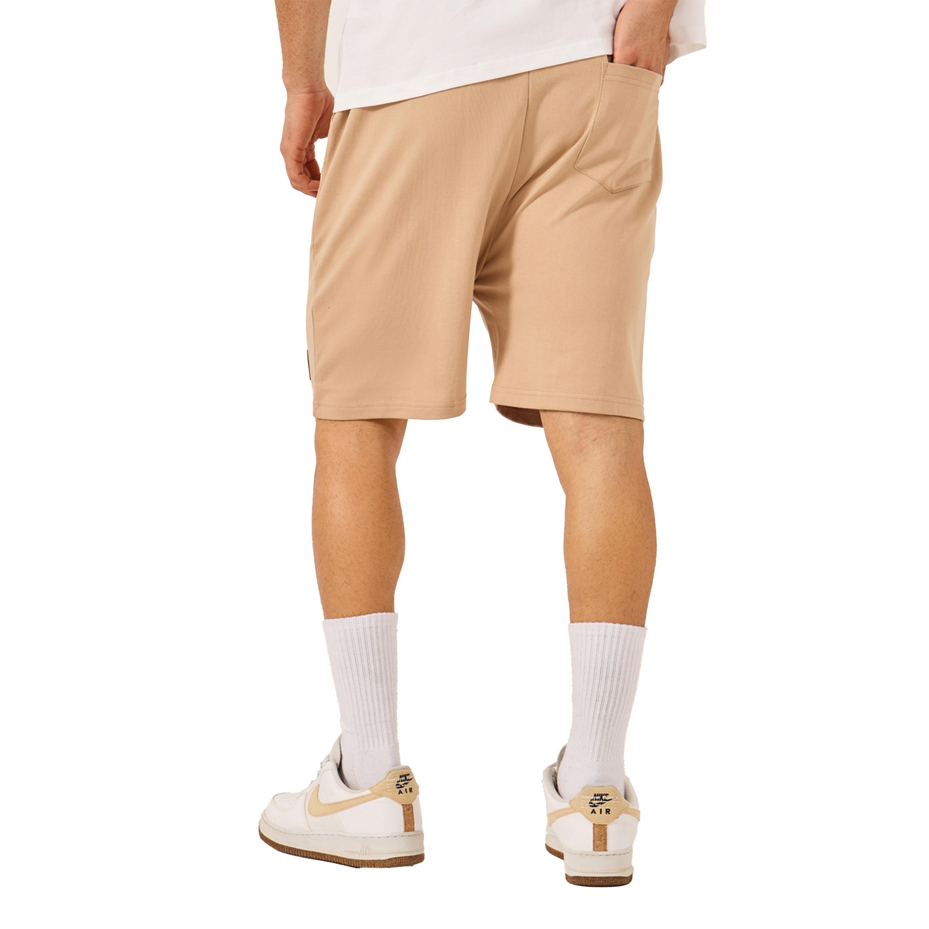 Styli Badge Detail Regular Fit Terry Shorts-men-clothing-bottoms-shorts-image-5