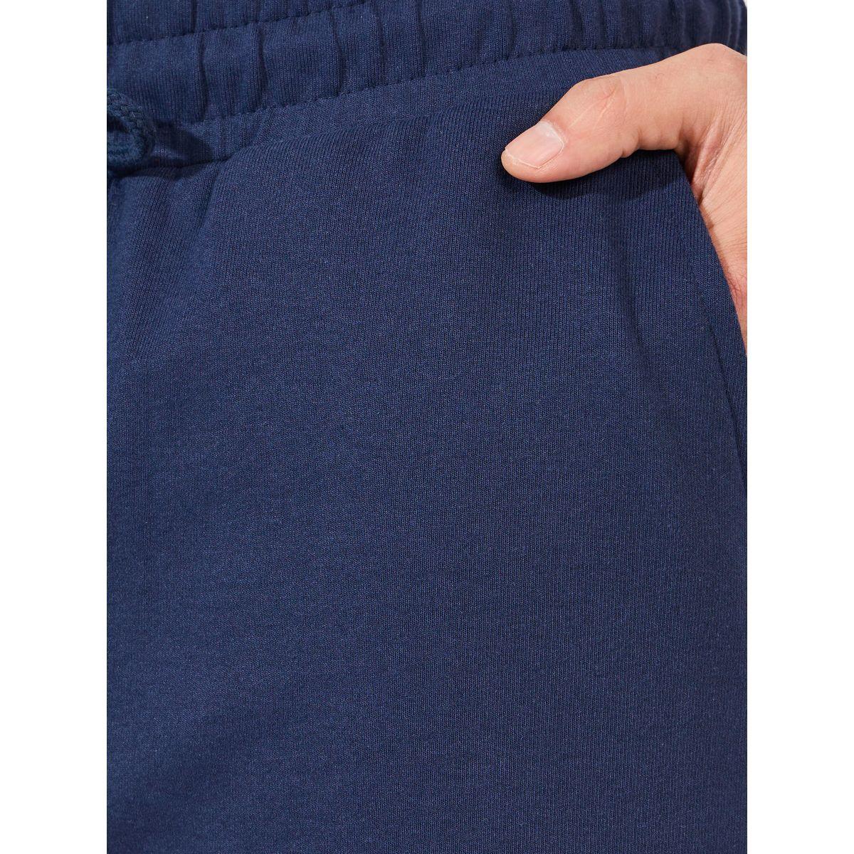 Styli Badge Detail Regular Fit Terry Shorts-men-clothing-bottoms-shorts-image-3