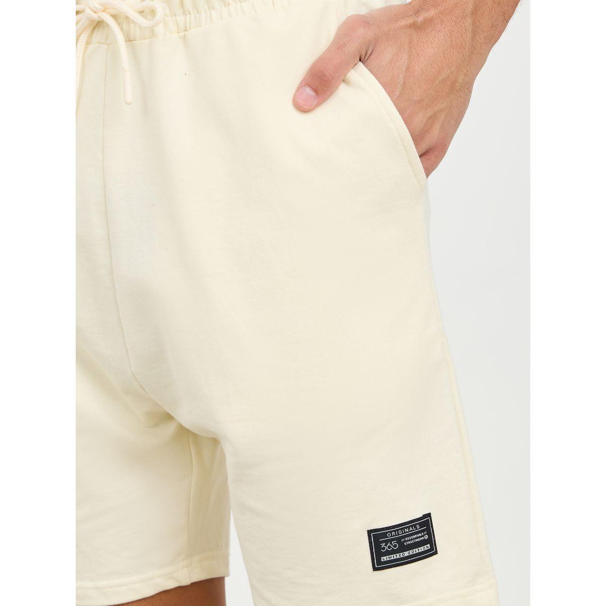 Styli Badge Detail Regular Fit Terry Shorts-men-clothing-bottoms-shorts-image-3