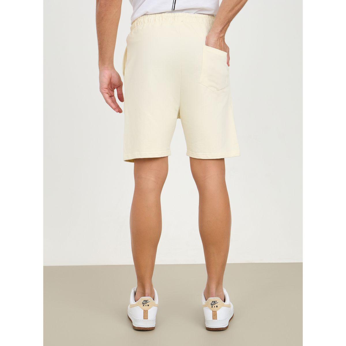 Styli Badge Detail Regular Fit Terry Shorts-men-clothing-bottoms-shorts-image-4