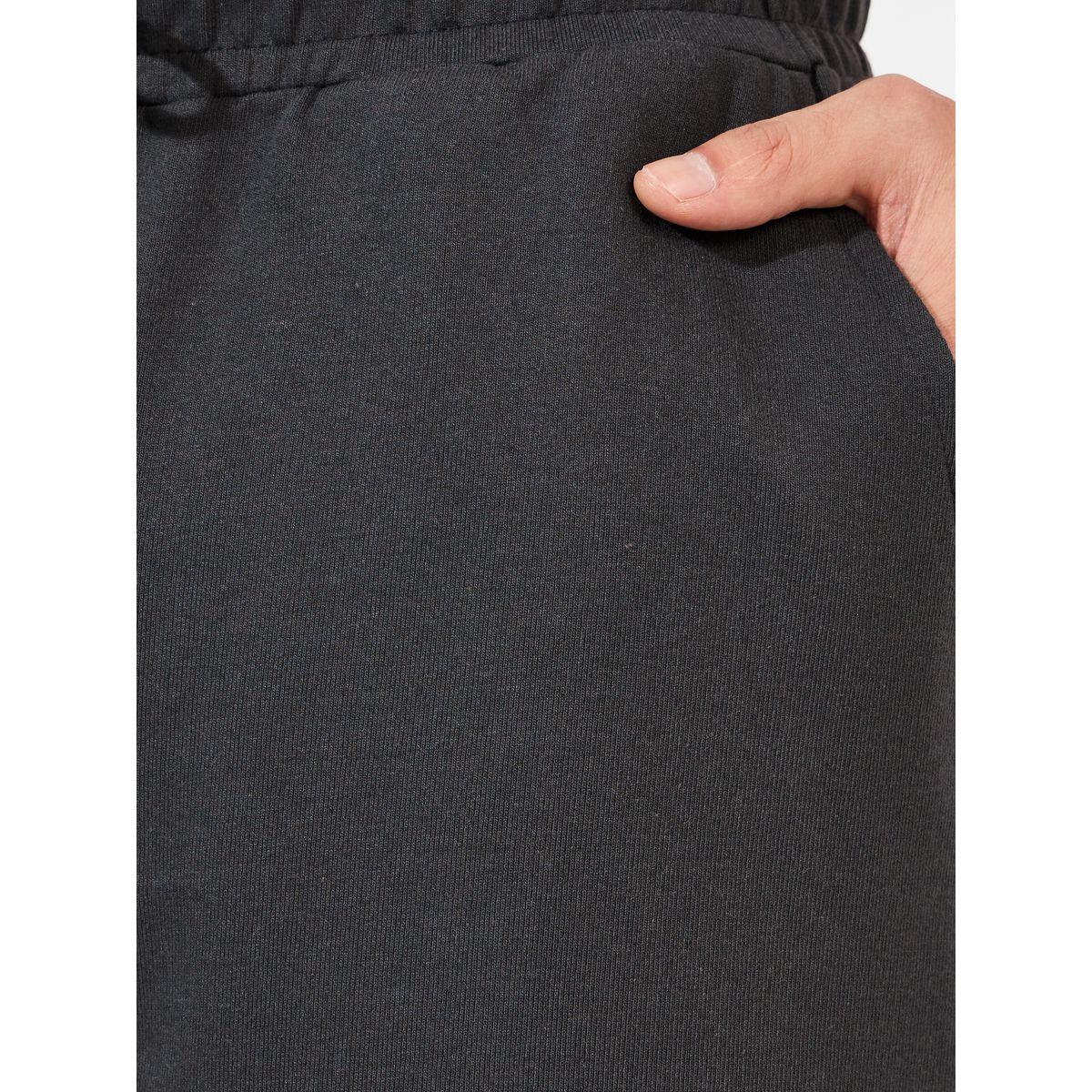 Styli Badge Detail Regular Fit Terry Shorts-men-clothing-bottoms-shorts-image-3
