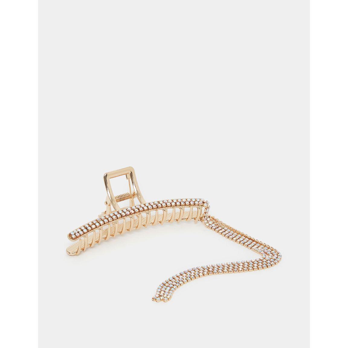 Styli Embellished Drop Design Hair Claw-women-hairaccessories-clamps-image-1