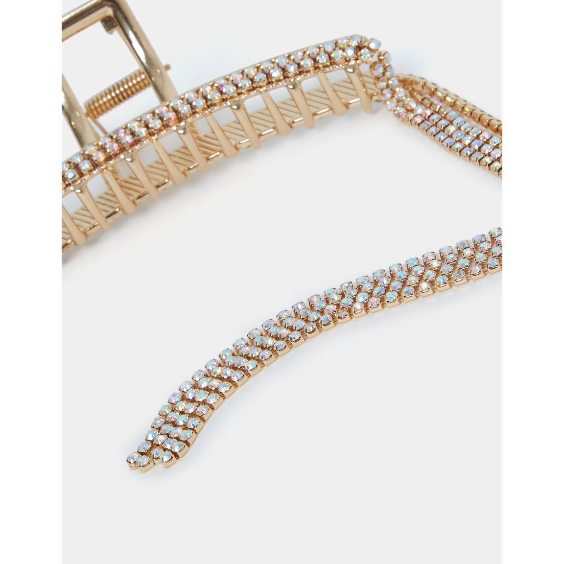 Styli Embellished Drop Design Hair Claw-women-hairaccessories-clamps-image-2