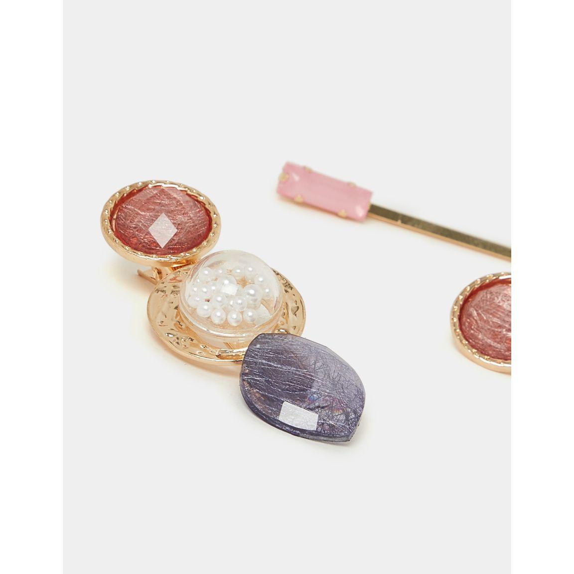 Styli Set of 3 - Embellished Hair Pin-women-hairaccessories-hairpins-image-2