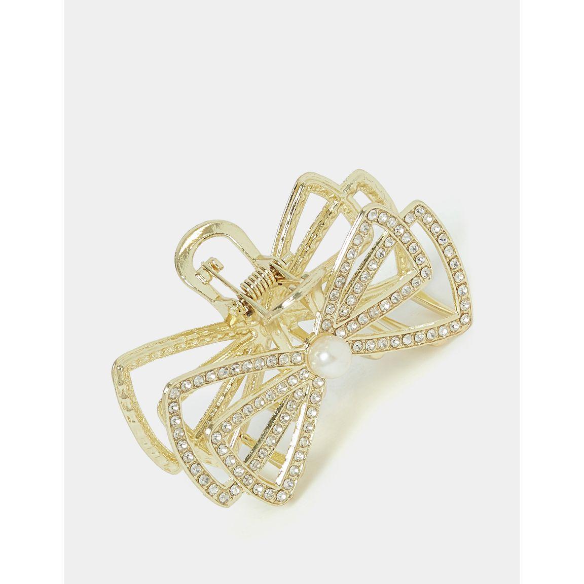 Styli Embellished Ribbon Style Hair Claw-women-hairaccessories-clamps-image-3