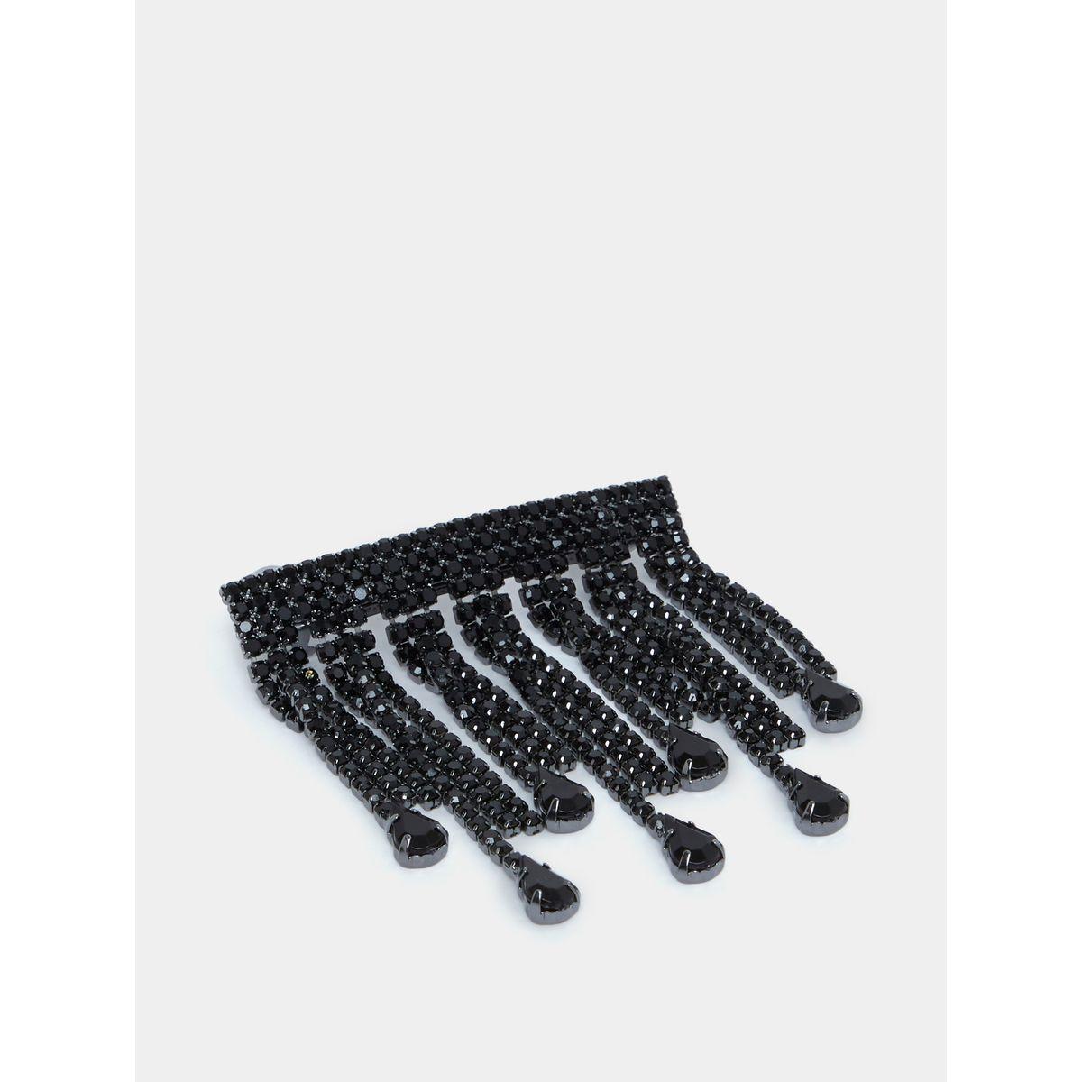 Styli Rhinestone Tassel Detail Hair Clip-women-hairaccessories-clips-image-1