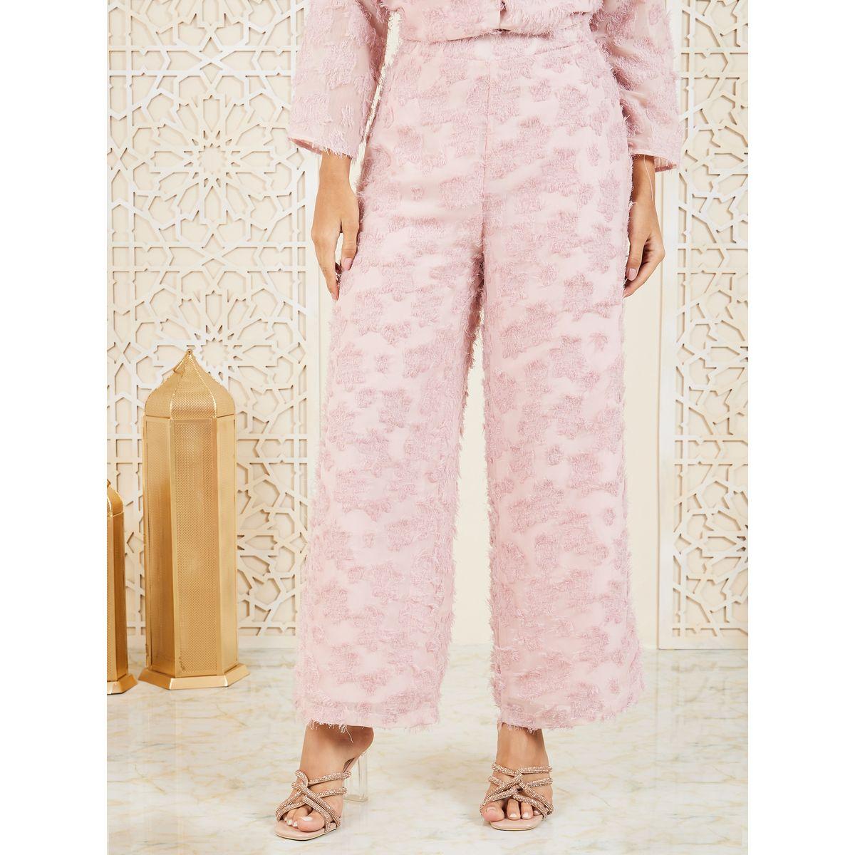 بنطال بأرجل واسعة و بلوزة بتفاصيل شراشيب-women-arabicclothing-abayas-image-5