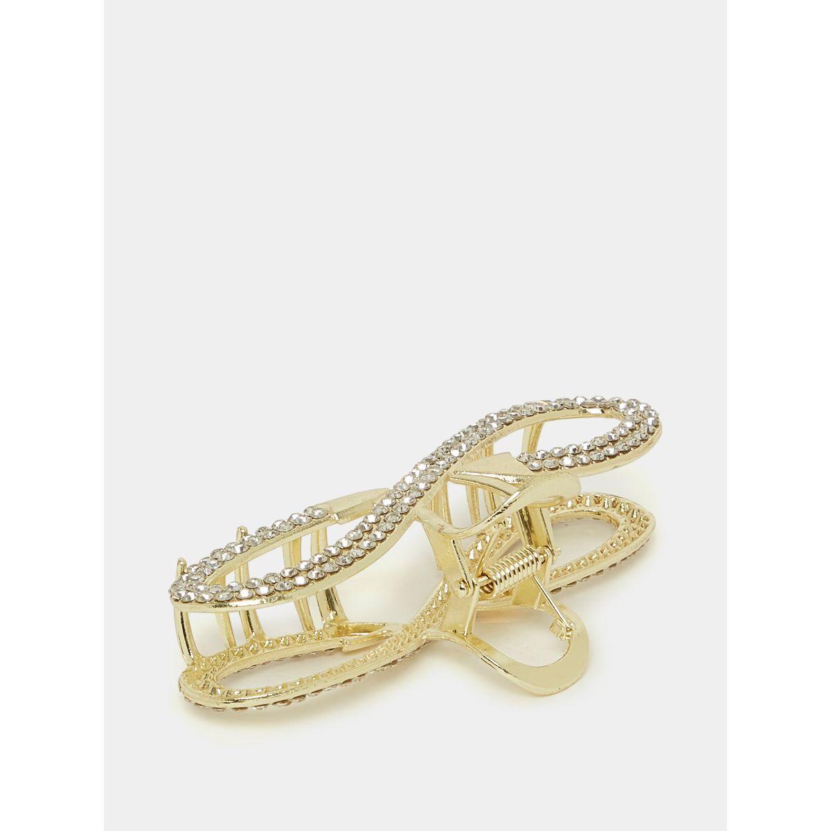 Styli Embellished Infinity Metal Hair Claw-women-hairaccessories-clamps-image-3