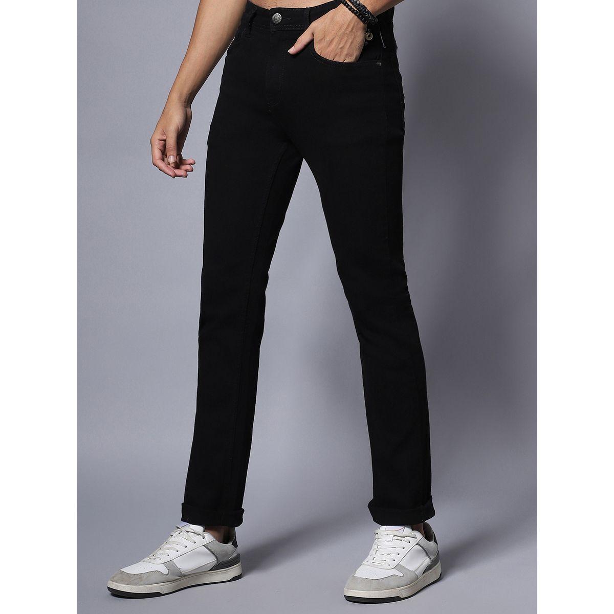 High Star Slim Fit Mid Rise Dark Wash Jeans-men-clothing-bottoms-jeans-image-2