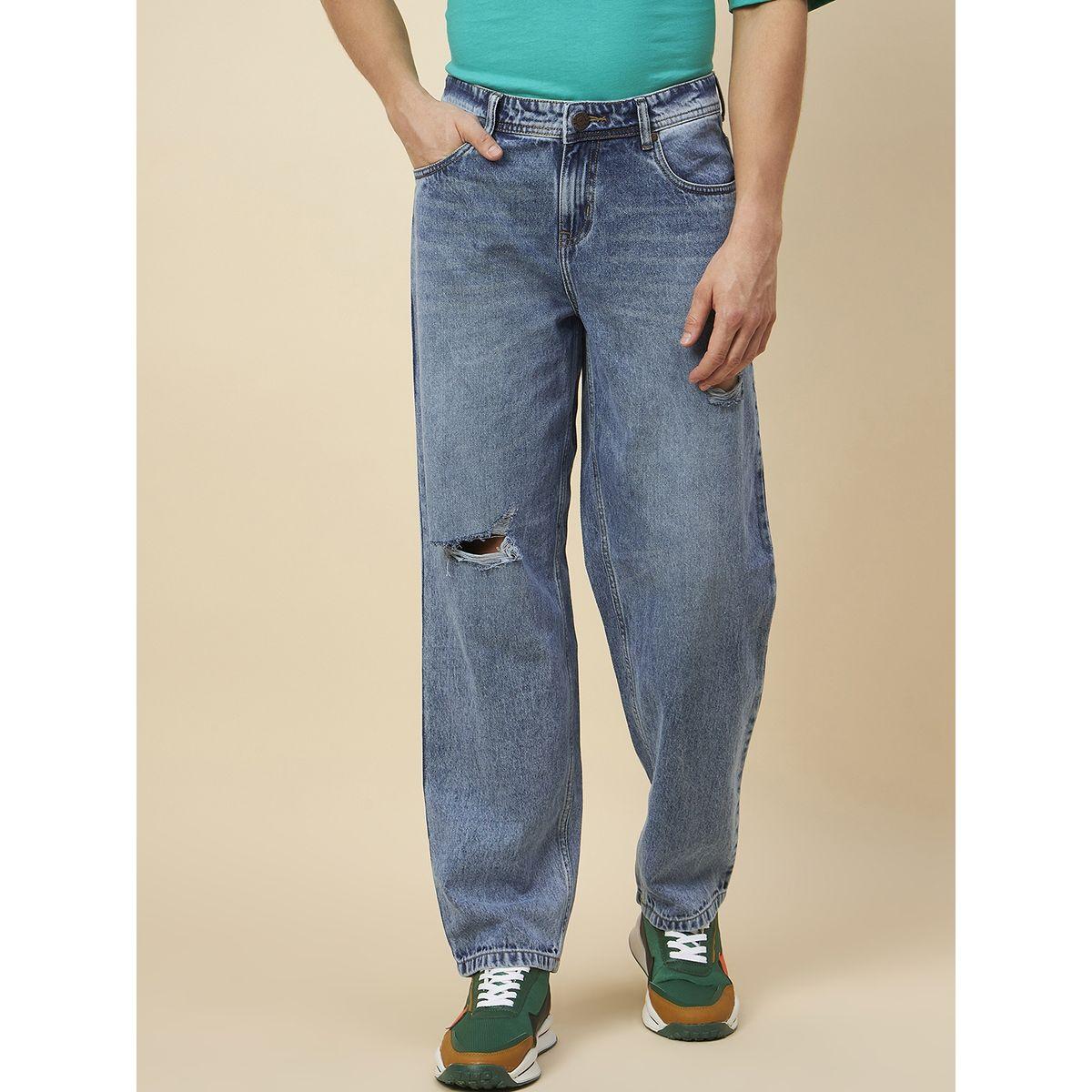 جينز دنيم ممزق بقصة مستقيمة-men-clothing-bottoms-jeans-image-2