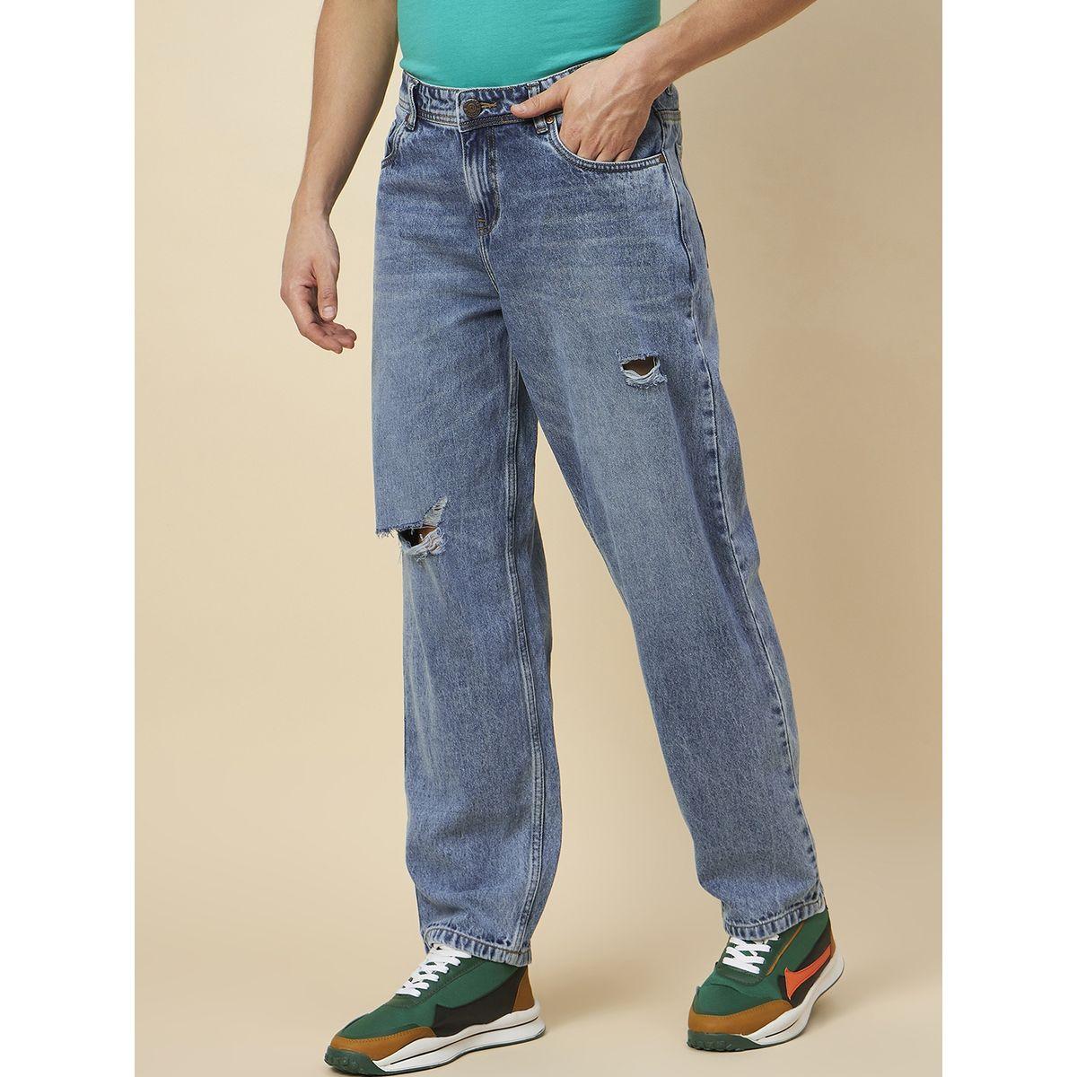 جينز دنيم ممزق بقصة مستقيمة-men-clothing-bottoms-jeans-image-3