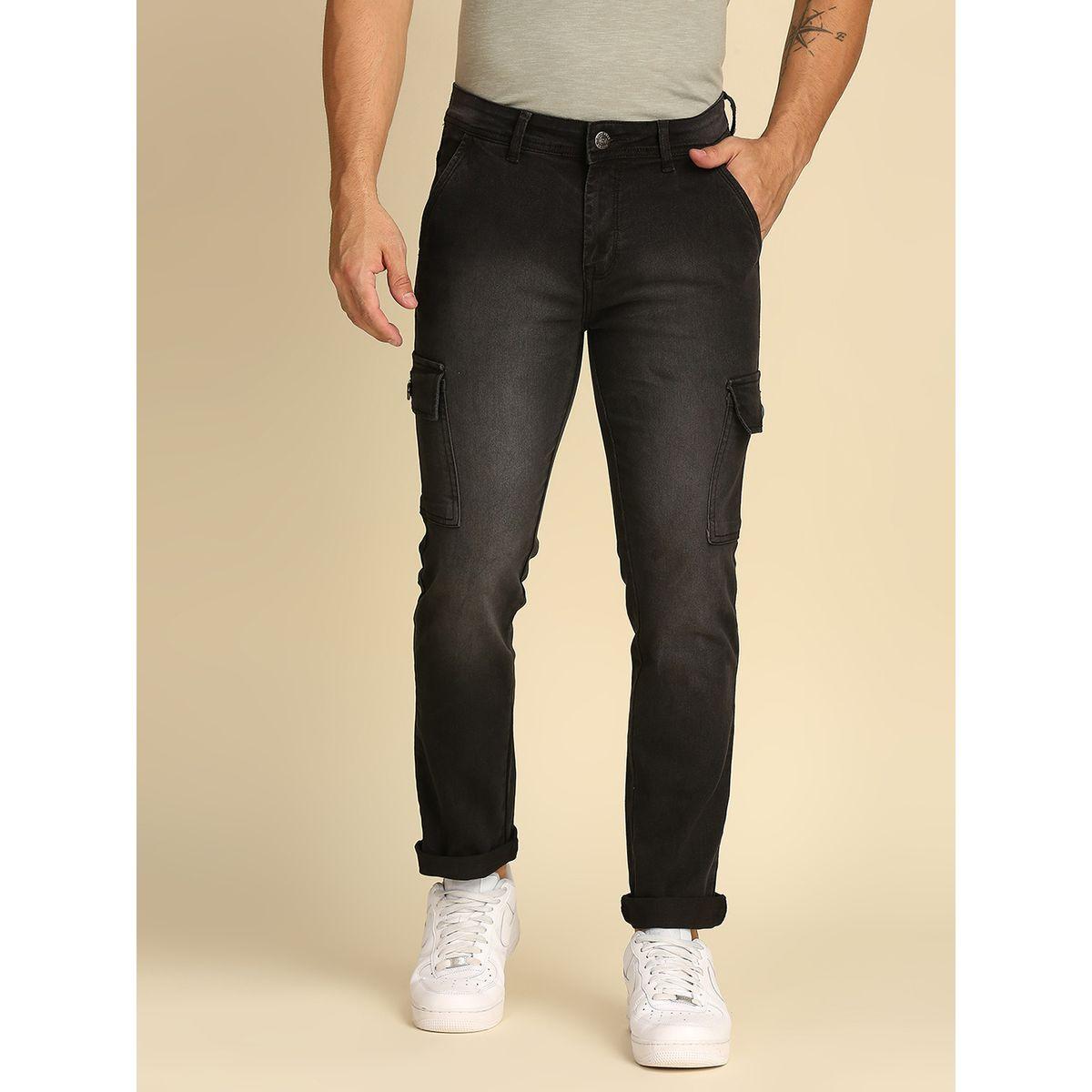 High Star Slim Fit Light Fade Cargo Jeans-men-clothing-bottoms-jeans-image-2