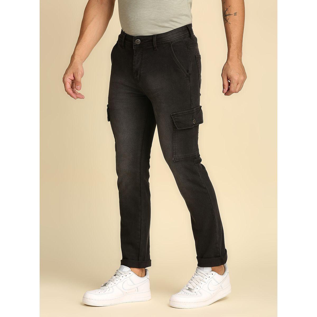 High Star Slim Fit Light Fade Cargo Jeans-men-clothing-bottoms-jeans-image-3