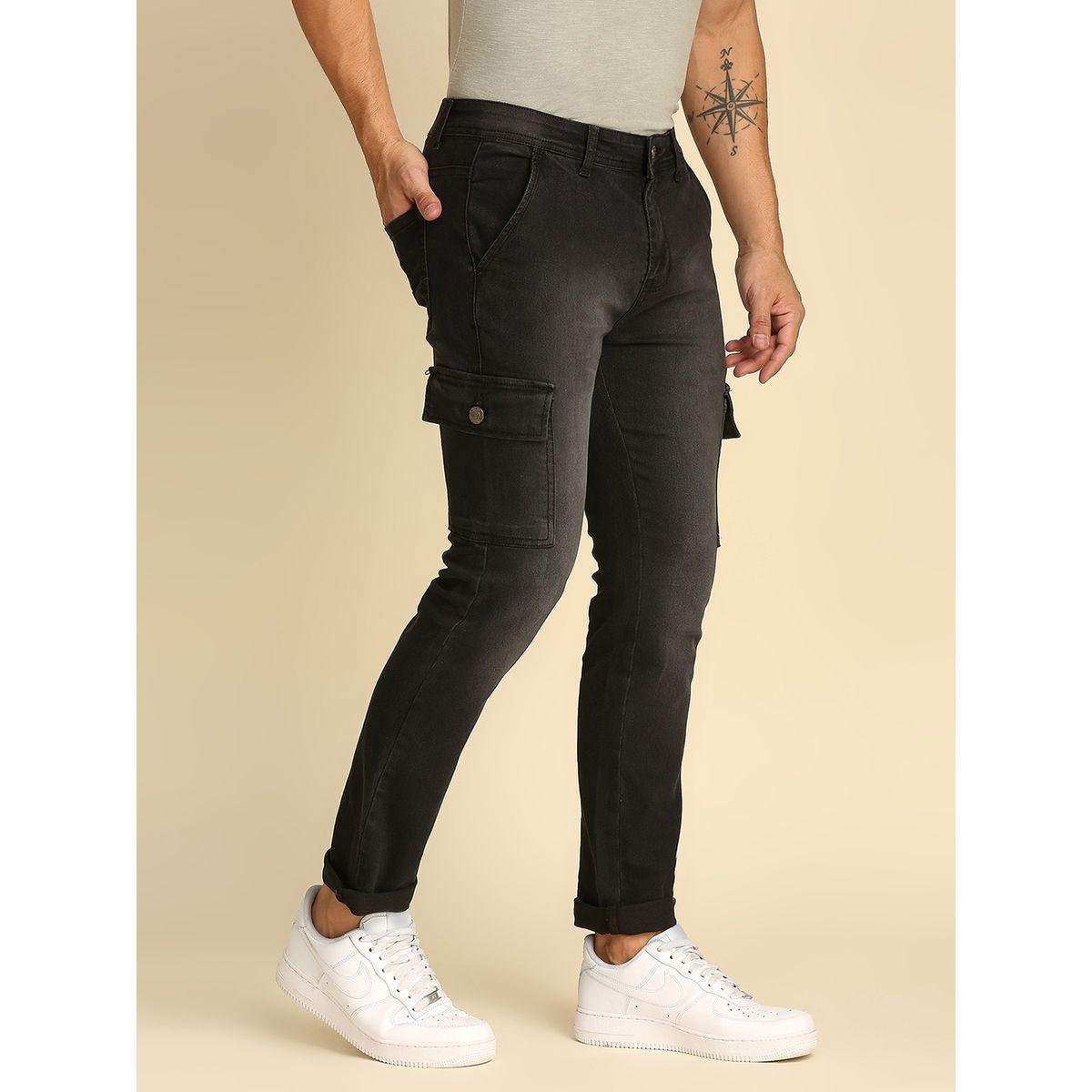 High Star Slim Fit Light Fade Cargo Jeans-men-clothing-bottoms-jeans-image-4