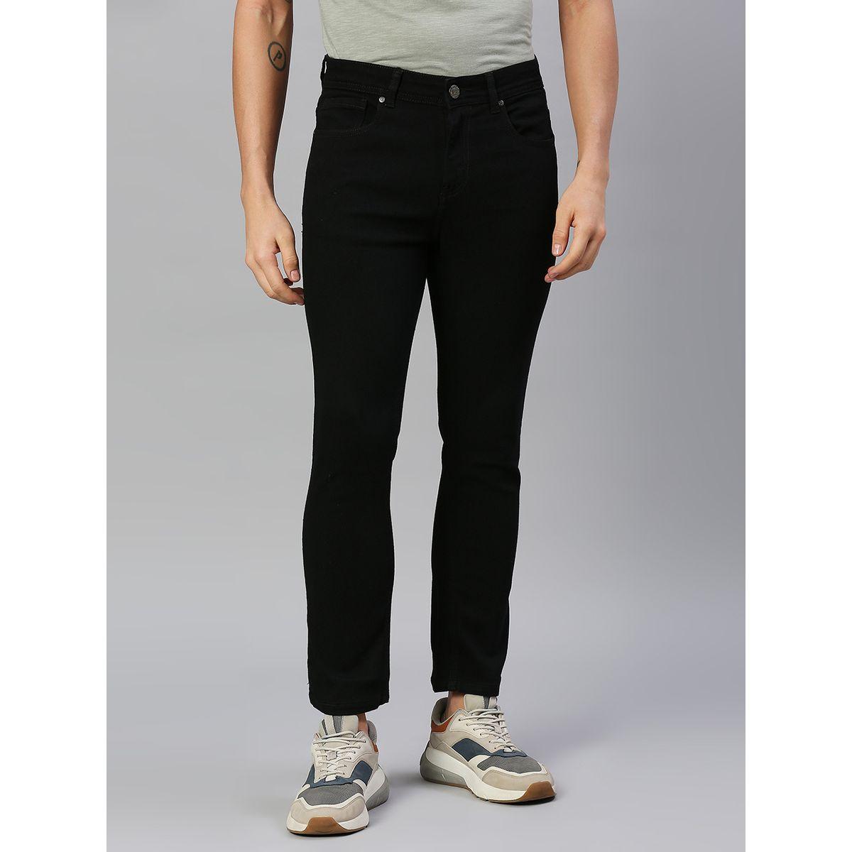 High Star Slim Fit Dark Wash Jeans with Pockets-men-clothing-bottoms-jeans-image-1
