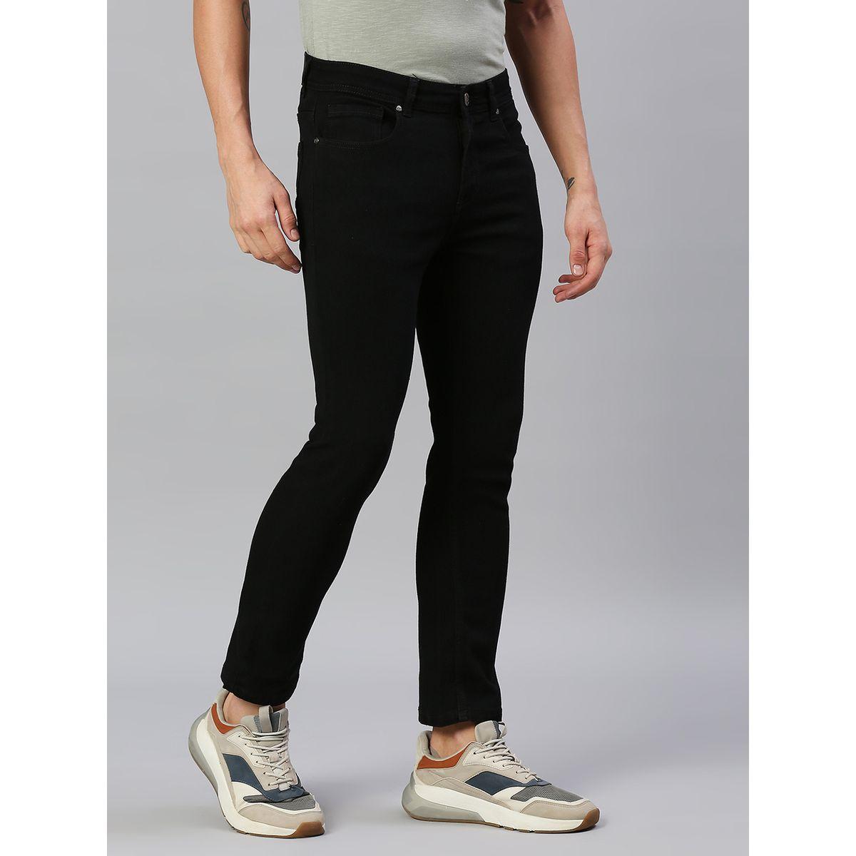 High Star Slim Fit Dark Wash Jeans with Pockets-men-clothing-bottoms-jeans-image-4
