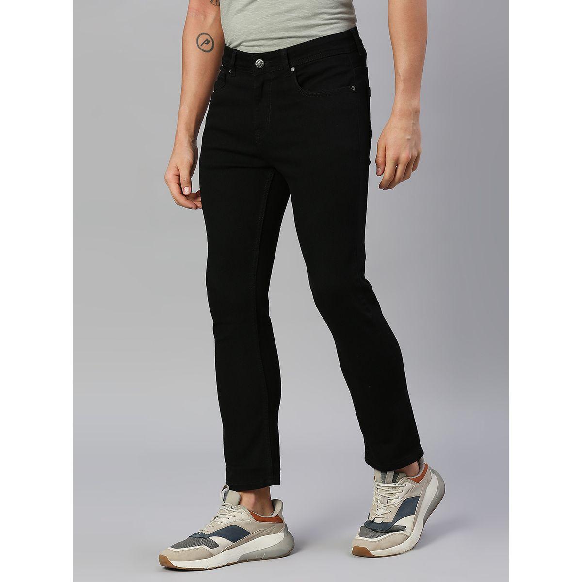 High Star Slim Fit Dark Wash Jeans with Pockets-men-clothing-bottoms-jeans-image-5