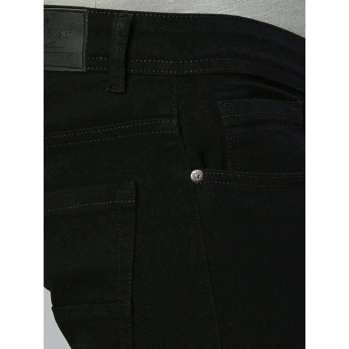 High Star Slim Fit Dark Wash Jeans with Pockets-men-clothing-bottoms-jeans-image-6